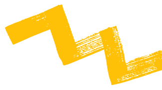 Yellow wave graphic element