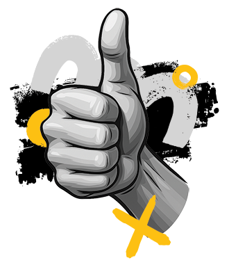 Graphic element Hand OK